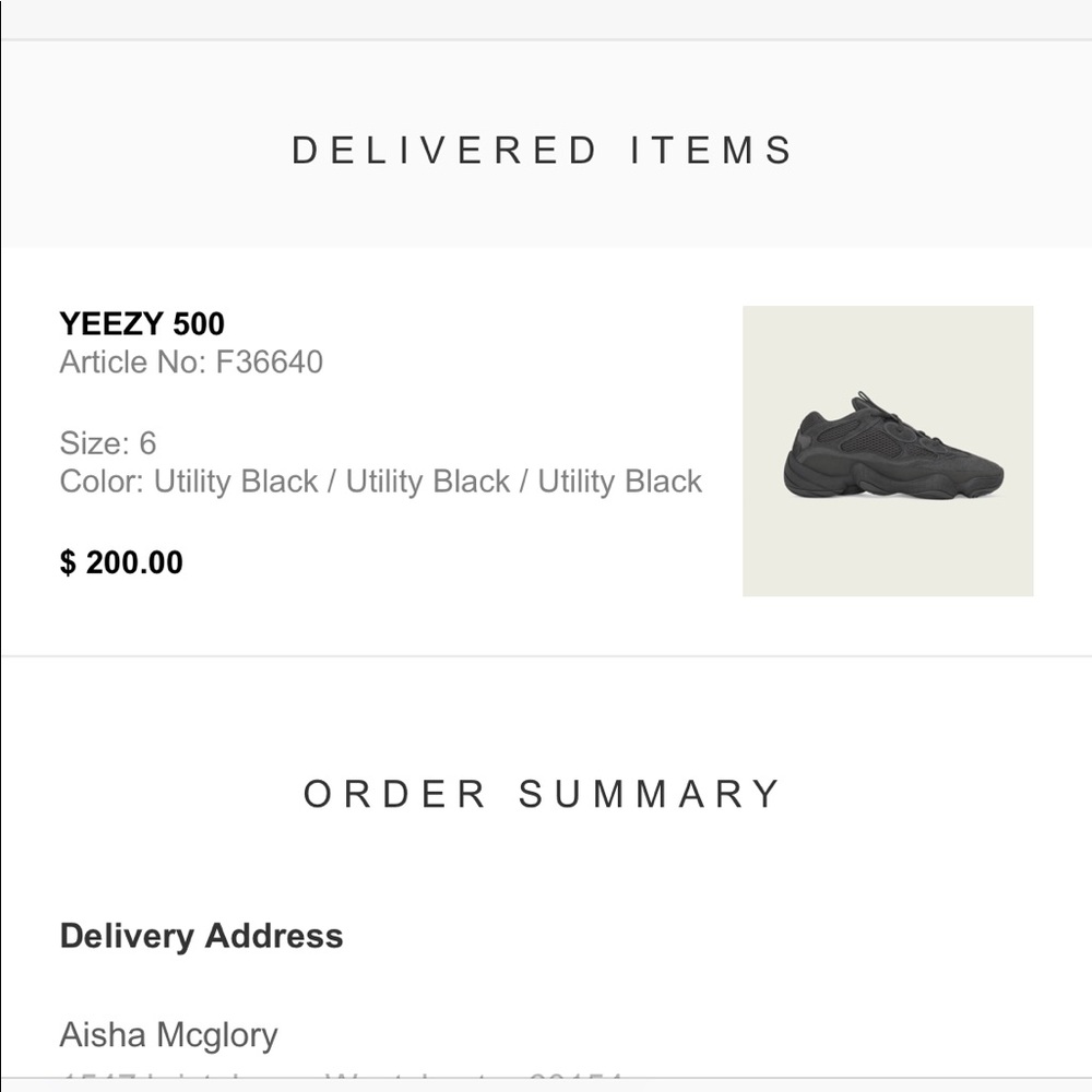 Yeezy 500 utility black - Picture 3 of 4